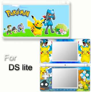 Pokemon SKIN DECAL COVER STICKER for Nintendo DS lite 2  