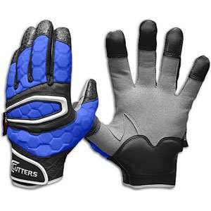  Cutters HX80 Hexpad Lineman Glove   Mens ( sz. L, Royal 