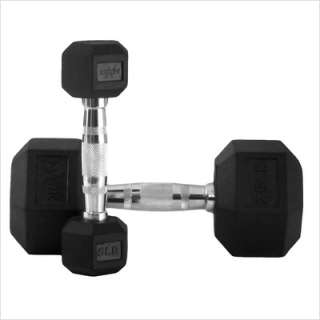 Mark 5 lbs  25 lbs Rubber Hex Dumbbell Set XM 3301 150S 846291002374 