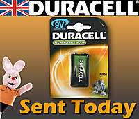 Duracell Rechargeable 9v Batteries Battery PP3 volt  