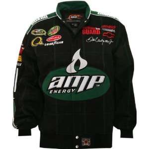  Dale Earnhardt Jr. #88 AMP Black Cotton Twill Jacket 