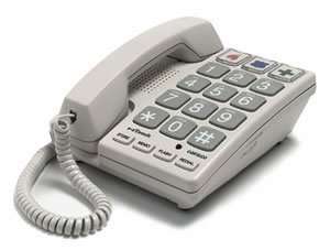 Cortelco 2400 240085 voe 21f Big Button Phone (sand) 048044240082 