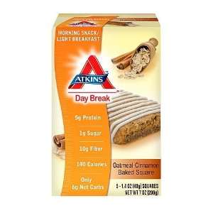  Atkins Day Break Oatmeal Cinnamon Baked Square Health 