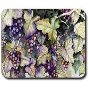  Decorative Mouse Pad Grapes and Leaves Food Electronics