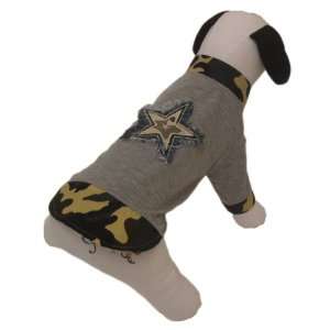 Designer Dog Apparel   Rock Star Camouflage T Shirt for Dog   Color 