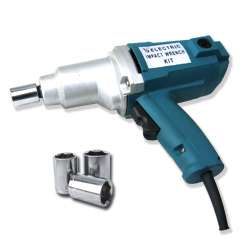 NEW 1/2 ELECTRIC IMPACT WRENCH KIT 4 SOCKETS & CASE  