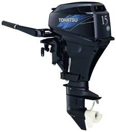 15hp Tohatsu/Nissan Outboard ELECTRIC START 15 Shaft  