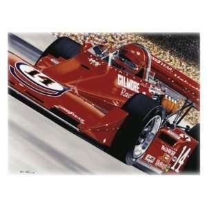 FOYT 1977 INDY 500 COLIN CARTER LIMITED EDITION GICLEE 36 X 48 