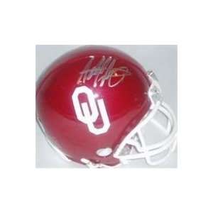 Adrian Peterson autographed Football Mini Helmet (Oklahoma Sooners)