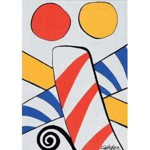 Alexander Calder   Candy Cane Lithograph