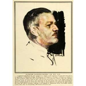  1932 Print Alphonse Raymond Dochez Portrait Cold Harvey 