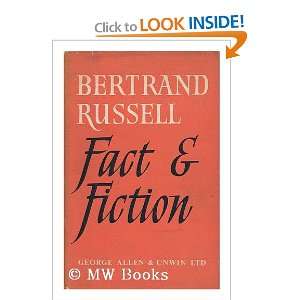    Fact and Fiction / Bertrand Russell BERTRAND RUSSELL Books