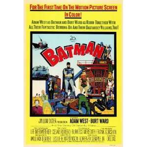 Batman Movie Poster (27 x 40 Inches   69cm x 102cm) (1966)  (Burt Ward 