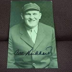  Hall of Fame Umpire Cal Hubbard Autographed/Hand Signed 
