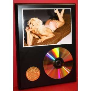 Christina Aguilera Limited Edition 24kt Gold Rare Collectible Disc 
