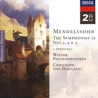   Mendelssohn, Christoph von Dohnányi, Vienna Philharmonic Orchestra