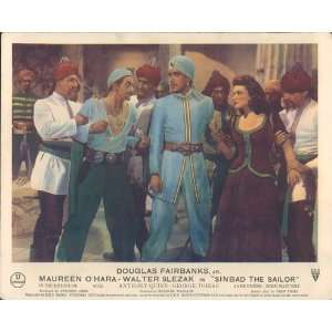  SINBAD THE SAILOR DOUGLAS FAIRBANKS JR. MAUREEN OHARA 