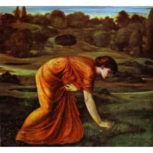 Hand Made Oil Reproduction   Edward Coley Burne Jones   32 x 30 inches 