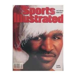 Evander Holyfield autographed Sports Illustrated Magazine (Boxing)