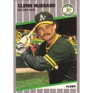  1989 Fleer #12 Glenn Hubbard