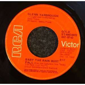   Baby the Rain Must Fall / the Honey Wind Blows Glenn Yarbrough Music