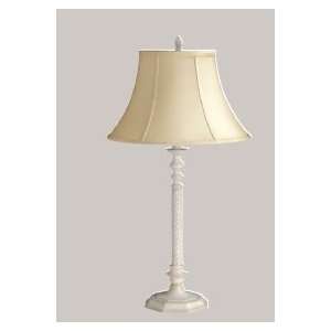   Kendall Collection Antique White Finish Kendall Table Lamp Base Home