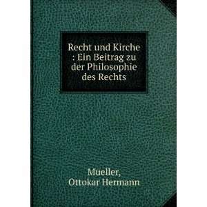   Beitrag zu der Philosophie des Rechts Ottokar Hermann Mueller Books