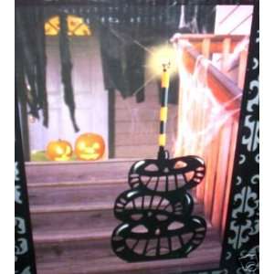  Halloween Staked Jack Candleabra 