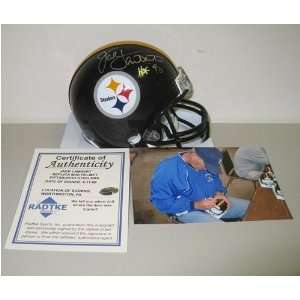 Jack Lambert Autographed Steelers Mini Helmet