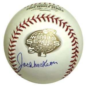  Jack McKeon Autographed Florida Marlins 2003 World Series 