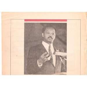 Jesse Jackson For President 1984 Campaign Literature