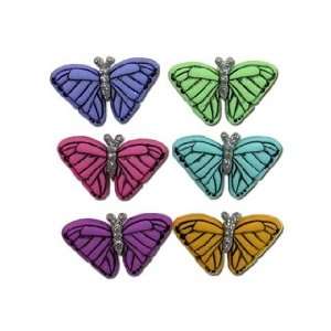 Jesse James Embellishments Butterflies At Sunset (6 Pack)