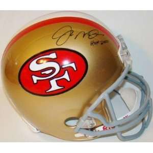 Joe Montana Signed Helmet   NEW HOF 2010 F S   Autographed NFL Helmets
