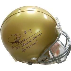 Joe Theismann Notre Dame Fighting Irish Authentic Helmet 2insc