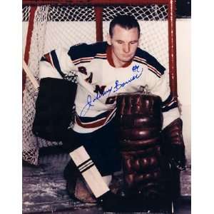  Signed Johnny Bower Picture   New York Rangers8x10 Sports 