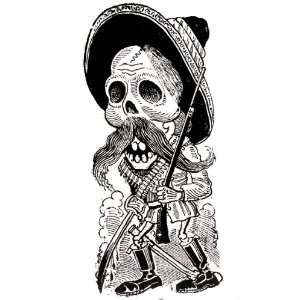  Calavera Zapatista Postcard