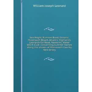   shores of Monmouth County, New Jersey William Joseph Leonard Books