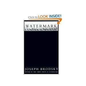  Watermark JOSEPH (Signed) BRODSKY Books