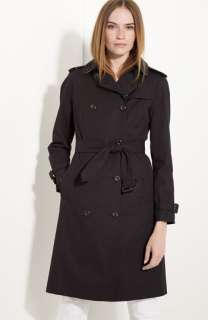 Burberry London Gabardine Trench with Quilted Lining  