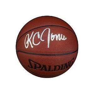  K. C. Jones Signed Basketball   Indoor Outdoor 