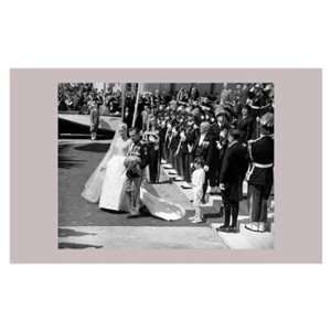  Grace Kelly and Prince Reigniers Wedding in Monaco Art 