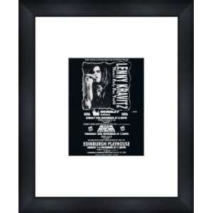 LENNY KRAVITZ UK Tour 1991   Custom Framed Original Ad   Framed Music 