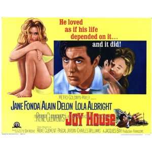   Movie 27x40 Jane Fonda Alain Delon Lola Albright