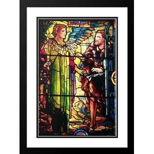  Tiffany, Louis Comfort 28x38 Framed and Double Matted The 