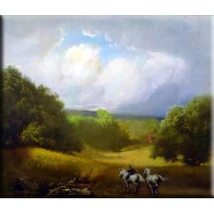   Storm 16x14 Streched Canvas Art by Mason, Frank