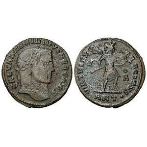  Maximinus II Daia, Late 309   30 April 313 A.D.; Silvered 