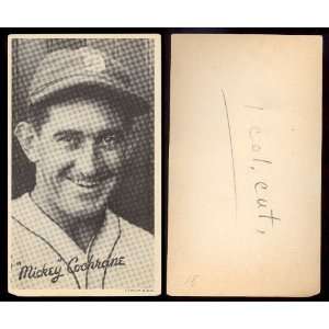   Card# 18 mickey cochrane/portrait of the Detroit Tigers VGX Condition