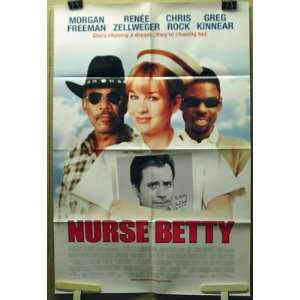  Movie Poster Nurse Betty Morgan Freeman Renee Zellweger 