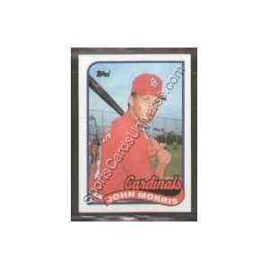  1989 Topps Regular #578 John Morris, St. Louis Cardinals 
