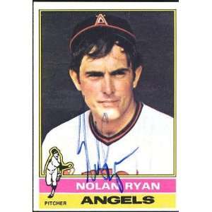 Nolan Ryan Angels Autographed 1976 Topps Card PSA COA   Signed MLB 